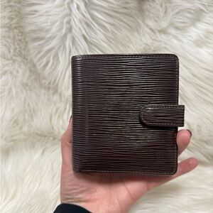 Louis Vuitton Brown Key & Card Holder Authentic